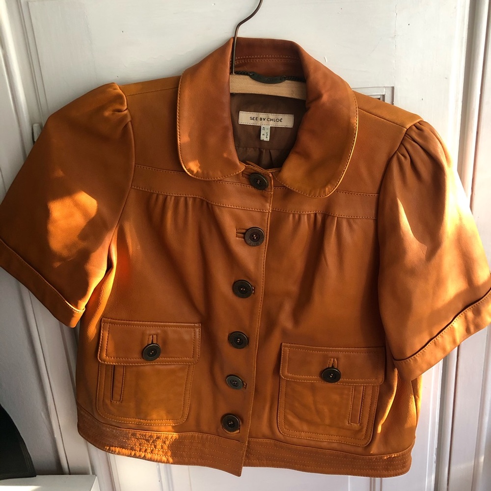 Chloé leather jacket